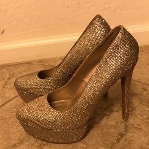 Sparkly high heels